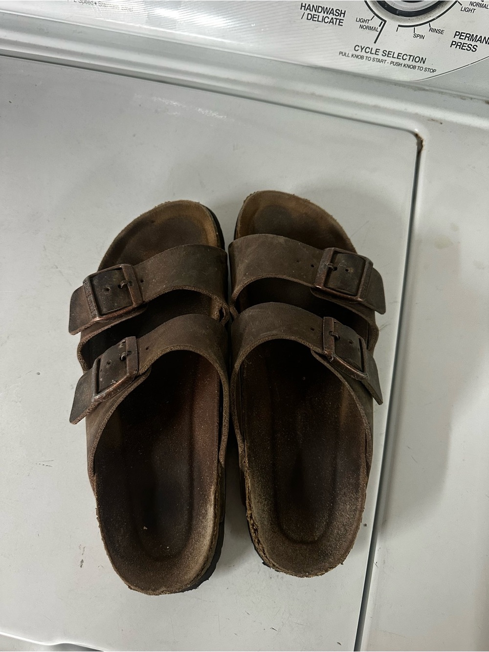 Brown Birkenstocks